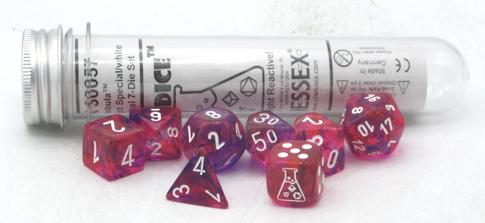 Lab Dice 6: Black Light Special/White